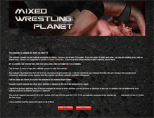 Tablet Screenshot of mixedwrestlingplanet.com